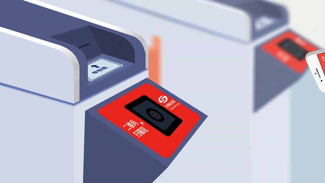 二维扫描模组嵌入闸机内里，实现扫码进站