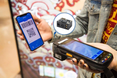 工业平板POS嵌入EM3296二维扫描？榧苹